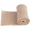 Tyenaza Rotolo di juta Tessuto di tela da imballaggio Nastro naturale Tessuto decorativo di iuta di iuta per realizzare ornamenti per feste di Natale 3 tipi(15cm)