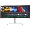 LG Electronics LG 38BQ85C-W Monitor PC 95,2 cm (37.5") 3840 x 1600 Pixel Quad HD Bianco