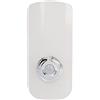 UNITEC Luce notturna a LED con sensore di movimento e sensore crepuscolare e batteria integrata e funzione torcia, colore: bianco