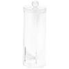Compactor Ordinare&Co Porta Dischetti Struccanti, con Coperchio, Polistirene Trasparente, Diametro 7,5 x 20 cm di Altezza, RAN5059