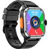 Generico 4G LTE X-PGD Android Smart Watch GPS 16G/64G/128G ROM HD Dual Camera SIM Card Bluetooth WIFI Sport Tracking Smartwatch (Argento, RAM 2GB ROM 16GB)