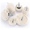 JTENG Disco lucidante per Trapano，lucidatrice e Avvitatore a Batteria, Cotton Mop Rotella di Lucidatura Rilievo per Auto, Alluminio, Gioielli, Chrome, Ceramica, Acciaio Inossidabile (6PCS)