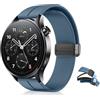 KeHowy 22mm Cinturino per Xiaomi Redmi Watch 5 Active/Watch 5 Lite/S4 Sport/2/S3/S1/S1 Pro/2 Pro, Silicone Magnetico Cinturini per Amazfit Balance/Bip 6/5/Cheetah Pro/GTR 4/GTR 3 Pro/GTR 3 - Azzurro