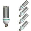 TECNOLUX EURO-Lampadina Led 3U Tube E27 6400K Luce fredda 12W (Pack5)