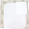 TupTam Materassino per Fasciatoio con 2 Stuoie a Spugna ANK019, Giraffa Beige, 75 x 85 cm