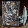 LaVenty vintage dragon dnd notebook drago carta taccuino copertina rigida | vintage dragon dnd notebook drago carta taccuino copertina rigida a5 regali per giocatori di dungeons & dragons dnd notebook