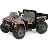 Peg Perego JD Gator HPX Camo Trattore Elettrico Cavalcabile per Bambini dai 3 Anni, Utility Vehicle Elettrico con Cassone Ribaltabile e Clacson, Batteria Ricaricabile da 12V