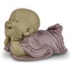 Zen Light Statuetta bambino Bonze sognatore - Adorabile presenza spirituale per illuminare il vostro spazio - affascinante portafelicità per un tocco di serenità - Idea atmosfera Zen - H 8,5 cm - Zen'Light