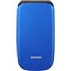 Brondi Cellulare per Anziani Raptor Blu Metal