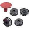 ERHUO Bobina a Filo per Tagliabordi Confezione da 3 Pezzi Φ1,6 mm 6 m Strimmer Bobina di Ricambio per Bosch Art 24 24+ 27 27+ 30 30LI 30-36 LI (SZ-BS-SC-4+1)