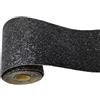 Dostear Autoadesiva Glitterata Bordi Greche Pannelli Adesivi Bordo Adesivo per Pareti Striscia Adesiva Muro Decorativa Greca Adesiva per Parete lampo nero 5 X 200cm