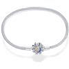 HappyStar Bracciale Donna Argento 925, Bracciali Bead Charm Da Donna,Braccialetto in Argento Sterling con chiusura Regali per donne.