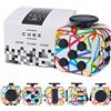 Lubibi Cubo Antistress Arcobaleno Fidget Toy Giocattolo per Le Dita Cube Anti-Stress Ansia Relief Giocattoli con 6 Diverse funzioni Passare Il Tempo Ufficio in Aula Regalo per Adulti e Bambini ADHD