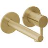 Herzbach Design iX PVD rubinetto lavabo a parete, 21.139756.1.41, Design iX PVD brass steel [Rubinetteria Bagno > Rubinetteria Lavabo]