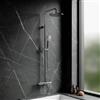 OMNIRES Y sistema doccia, termostatico, con bocca di erogazione vasca, Y1234ALCR, Y cromo [Rubinetteria Bagno > Colonne Doccia]