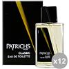 Patrichs Noir Set 12 PATRICHS NOIR Classico Eau de toilette Colonia Uomo 75 Ml. Profumi
