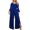 Generic Tute Donna Eleganti Da Cerimonia Jumpsuit Tutina Tute Larghe a Gamba Larga Tuta Lunga Casual Senza Maniche Jumpsuit Estivo Tasche Pantaloni Larghi Per Matrimonio, Damigella D'onore, Feste, Pantaloni