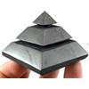 TENET - PIETRA DI SHUNGITE NATURALE 100% russia (PIRAMIDE DI SAQQARA IN SHUNGITE 5X5 CM)