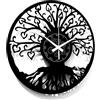 Instant Karma Clocks | Orologio Da Parete in Vinile | Albero della Vita | Cosmologia | Cabala | Yoga | Meditazione | Idea Regalo