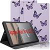 Yoedge Custodia per iPad Pro 2021 12,9 Pollici 5a Generazione Tablet, Soft TPU Ultra Sottile Smart Cover in PU Pelle Flip con Funzione Stand Protettiva Case per iPad Pro 12,9 2021/2020/2018, Farfalla