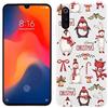 Yoedge Natale Cover per Xiaomi Redmi Note 7 / Note 7 Pro 6,3,Custodia in Silicone Ultra Sottile Bianco con Cartoon Natalizie Disegni,Morbida Antiurto Protettiva Case per Xiaomi Redmi Note 7,Cartoon 4