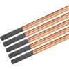 PATIKIL Rame Rivestito Scriccatura Carbonio Scriccatura Aste, 5mm/0.2 Diametro, 355mm/14 Lunghezza Rame Rivestito Elettrodi, 5pz