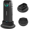 REYGEAK Base di supporto per fotocamera Insta360 X4, supporto da tavolo antiscivolo in silicone, stabilizzatore adattatore di supporto per giunto cardanico per accessori per action cam Insta 360 X4
