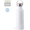 Borraccia in acciaio inox Tulman personalizzabile da 800 ml personalizzate o neutre