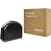 FIBARO FGS-223 Z-Wave Plu Double Switch Commutatore di Micromoduli, Nero