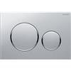 GEBERIT PLACCA DI COMANDO GEBERIT SIGMA 20 CROMO SATINATA DOPPIO TASTO 115.882.JQ.1