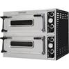 Casselin Forno elettrico per pizza 2x4 pizze 40cm CFRPE2440 Casselin