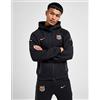 Nike Felpa con Cappuccio Tech Fleece FC Barcellona Full Zip, Black