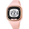GBB Orologio digitale da donna, multifunzione, impermeabile, alla moda, colorato, sportivo, per donne, ragazze, studenti, donne, 1959 rosa, Cinturino