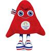 Doudou et Compagnie - Peluche Phryge 23 cm in sacchetto - mascotte ufficiale dei Giochi olimpici Parigi 2024 - peluche rosso a forma di berretto frigiano - JO Paris 2024 - 23 cm - JO2409