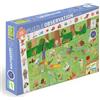 Puzzle osservazione Little friends' garden 35 pcs Djeco