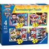 Ravensburger Paw Patrol Movie, Puzzle 4 In A Box, Età Consigliata 3+, Multicolore, 0