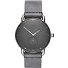 MVMT Orologio Analogico al Quarzo da uomo con cinturino in pelle Grigio - D-MR01-SGR