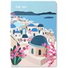 Letts of London Wanderlust Santorini - Agenda settimanale 2025, formato A5