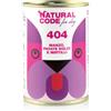 Natural Code per Cane da 400 g Gusto 404 - Manzo Patate dolci e Mirtilli