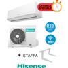 Hisense Climatizzatore Hisense HI COMFORT 9000 Btu + Staffa Inverter R32 A++/A+ Wifi Integrato