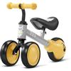 kk Kinderkraft Kinderkraft Bici senza Pedali CUTIE, Bicicletta in Metallo, Sella Regolabile, Leggero Triciclo, da 1 Anno, Giallo