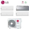 LG Climatizzatore Condizionatore LG Quadri Split Inverter Serie Libero Smart +(12 Artcool) 9+9+12+18 con MU4R27 UL0 R-32 9000+9000+12000+18000 Wi-Fi Integrato