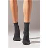 Calzedonia Calze Corte Con Bordo Lavorato Grigio
