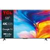 TCL Smart TV TCL 58P635 4K Ultra HD 58" LED HDR HDR10 Direct-LED