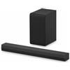 LG Soundbar S40T, 300W su 2.1 canali, Dolby Digital, DTS, Subwoofer wireless, Bl