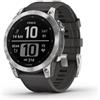 Garmin fenix 7 Standard Edition 47mm - Cassa Silver Con Cinturino Graphite EU