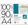 Liderpapel vj04 - Pack di 100 fogli di carta vergata, formato A4, 90 g/m²