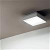 Ondaluce Plafoniera per esterni 22x22 cm in Abs Grigio PICCA