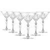 RCR Cristalleria Italiana RCR Set di 6 bicchieri da Martini Melodia da 210 ml, per espresso, margarita, champagne, cocktail, gin, vino, feste, set di bicchieri in cristallo