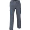 PANTALONE THUNDER GRIGIO CEMENTO E BLU ROYAL L MISURA A 47-48-49